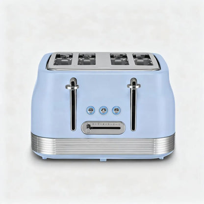 4-Slice Retro Toaster with 7 Browning Levels, Defrost & Reheat