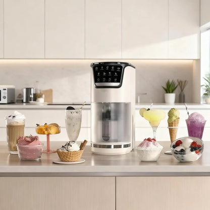 1-Step Ice Cream Maker: Sorbet, Gelato & Yogurt - Auto Rinse & Bonus Flavors