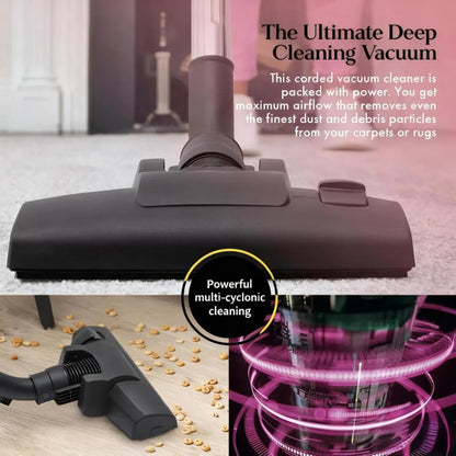 Pet Vacuum with 2L Tank, HEPA Filter & Turbo Pet Tool